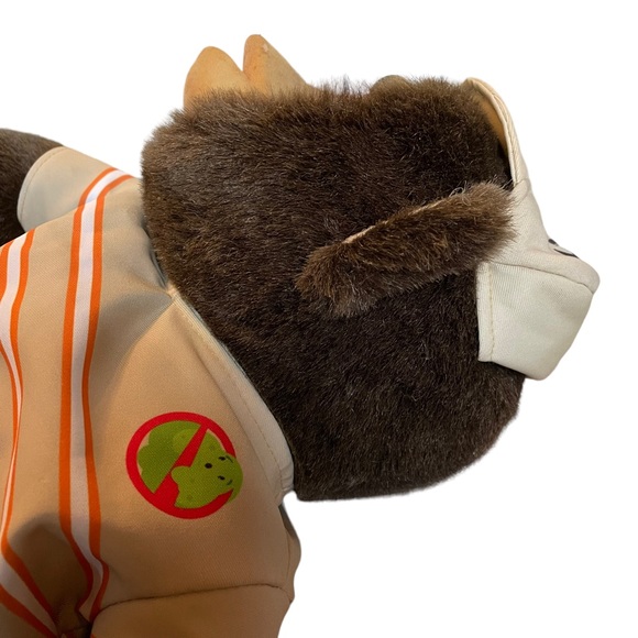 Chimp Puppet Ghostbuster Themed Biobuster Costumed Plush Monkey Velcro Realistic - Picture 16 of 16